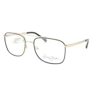 BRAND NEW Sean John SJO 5107 770 Black Gold Eyeglass Frames 57 20 145